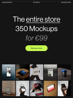Entire Store 350 Mockups