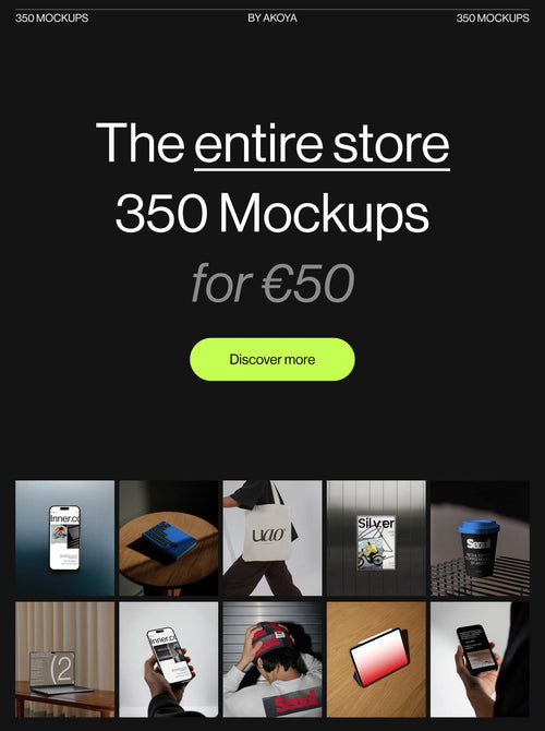 The Complete 350 Mockup Bundle